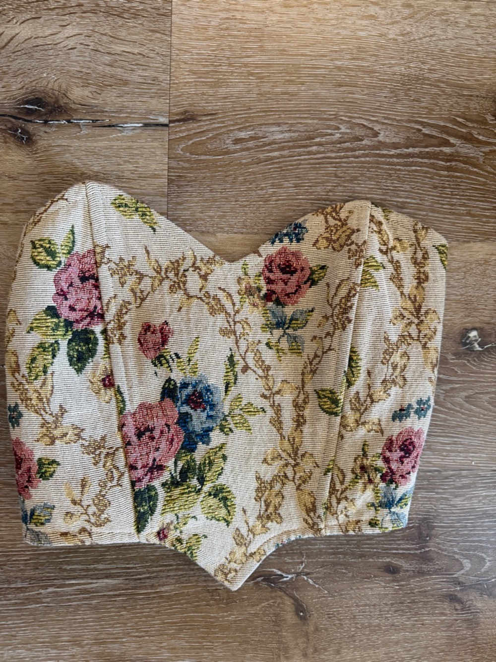Corset Floral vintage Top